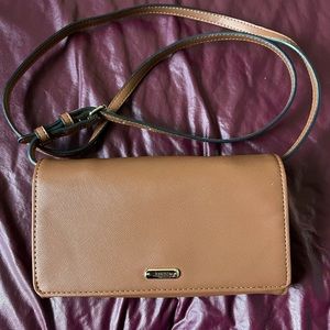 Chaps crossbody leather wallet bag